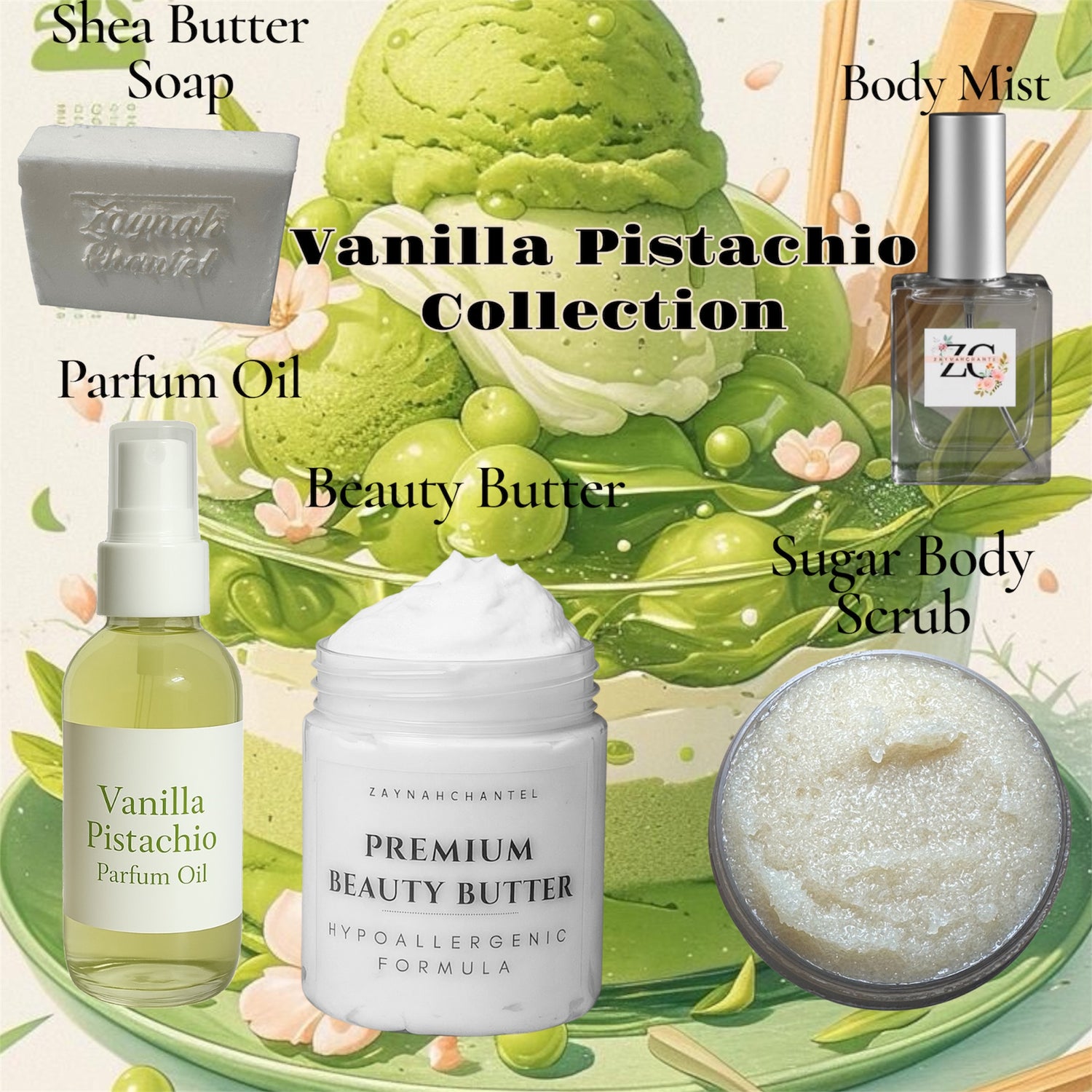 Vanilla Pistachio Collection