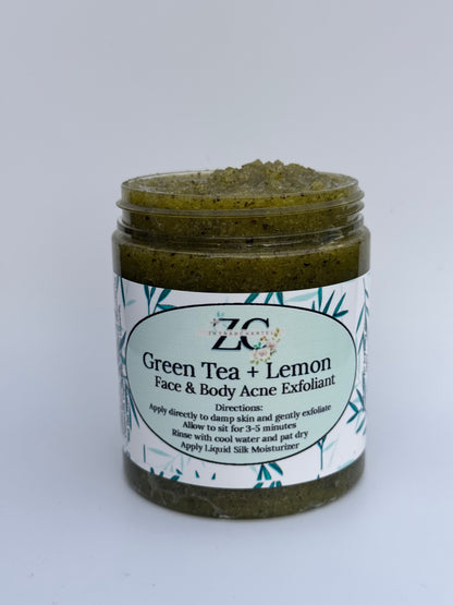 Green Tea + Lemon Exfoliant (for Very Dry Skin Type)