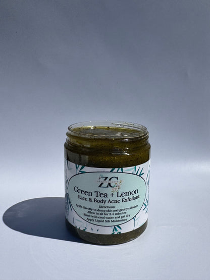 Green Tea + Lemon Exfoliant (for Very Dry Skin Type)